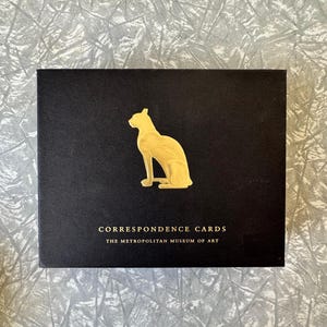 2016 Vintage ägyptische Katzenkorrespondenzkarten – MET Museum – 25 Karten & Umschläge – 16 x 12 cm (6,3" x 4,7")