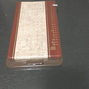 Vintage Bates List Finder Telephone Index