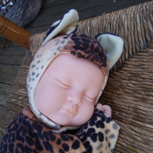 Anne Geddes Large Baby Leopard Doll