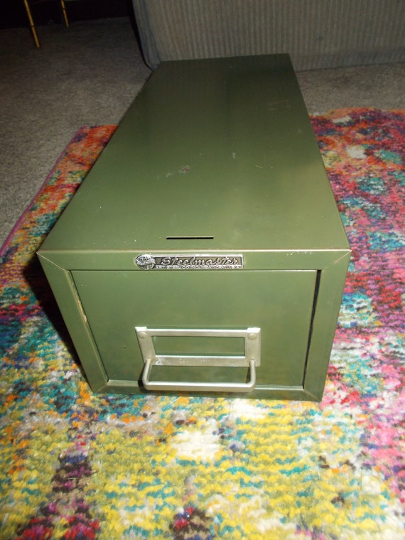 Vintage Steelmaster Industrial File Box by Art Steel Co NY USA Etsy