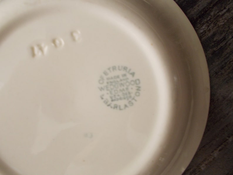 Vintage 1940/'s Wedgwood EDME of Barlaston and Eturia Dessert Fruit Bowls Set of 6