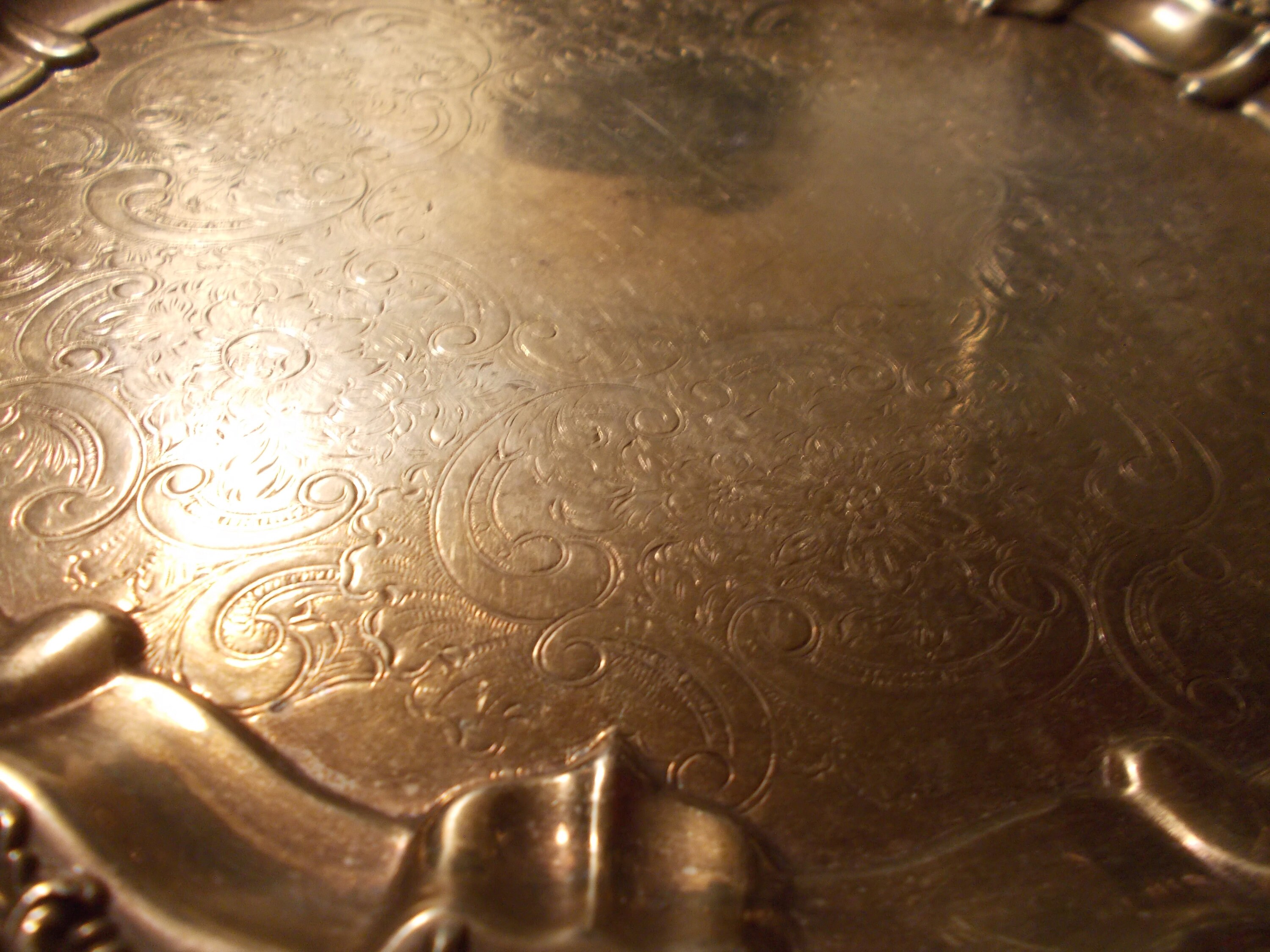 Antique Barker Ellis England Heavy Silver Plate on Copper