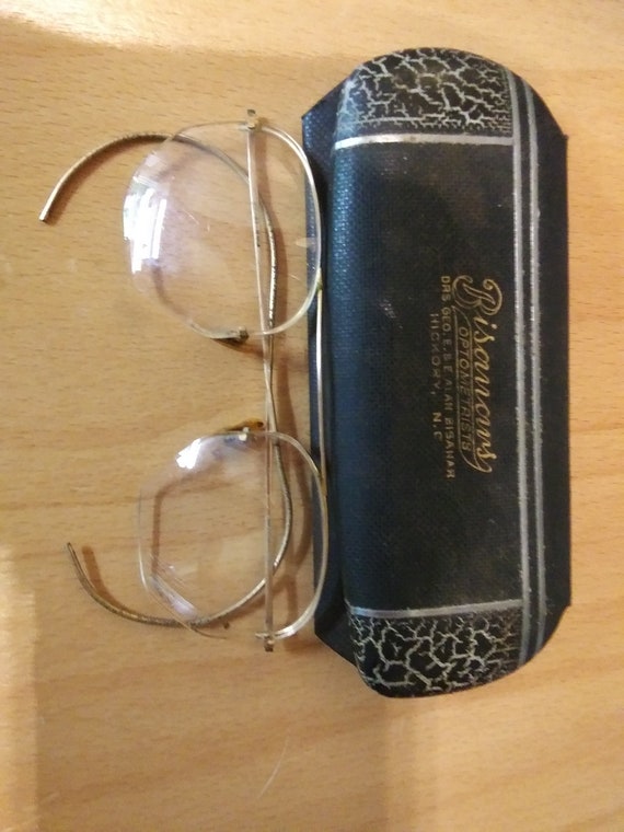 Vintage Eyeglasses With Hard Case B&L 12 K GF Cir… - image 5