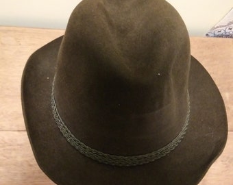 Vintage Mens Knox Fedora Made in West Germany Size 7 1/8