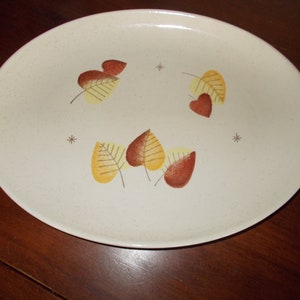 Mid Century Serving Platter Vernon Ware by Metlox Circa 50&#39;s to 60&#39;s