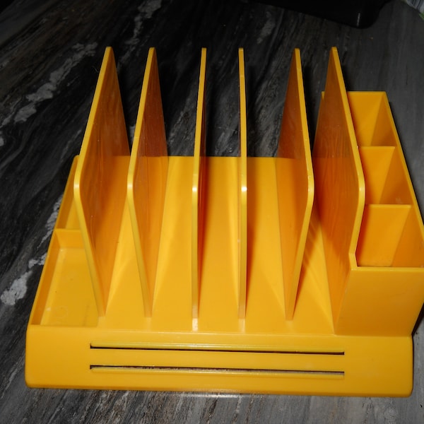 Vintage Max Klein Desk Organizer Circa 70's