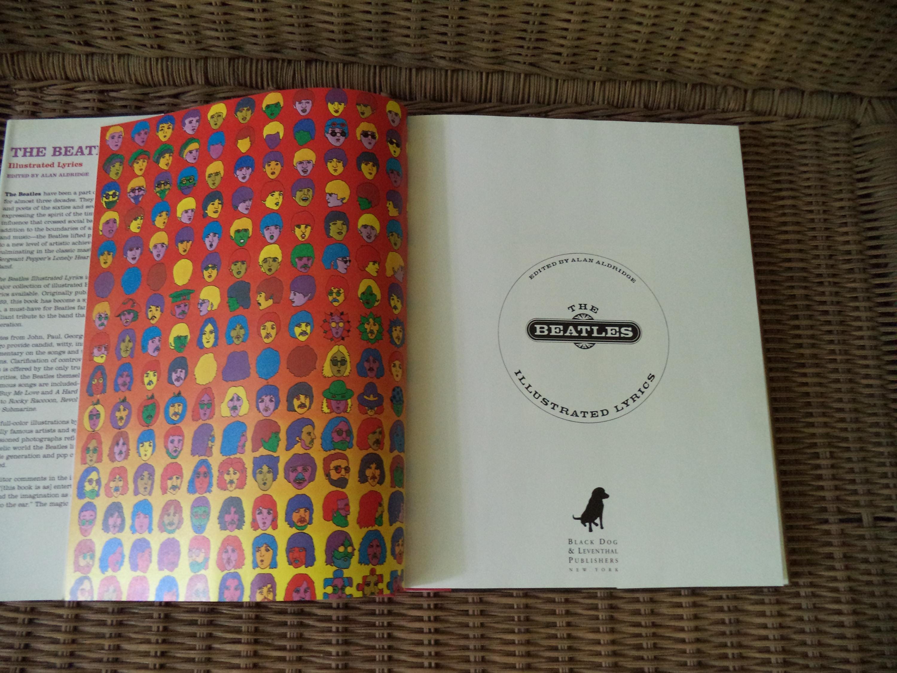 The Beatles Illustrated Lyrics Collectible Book Edited by Alan