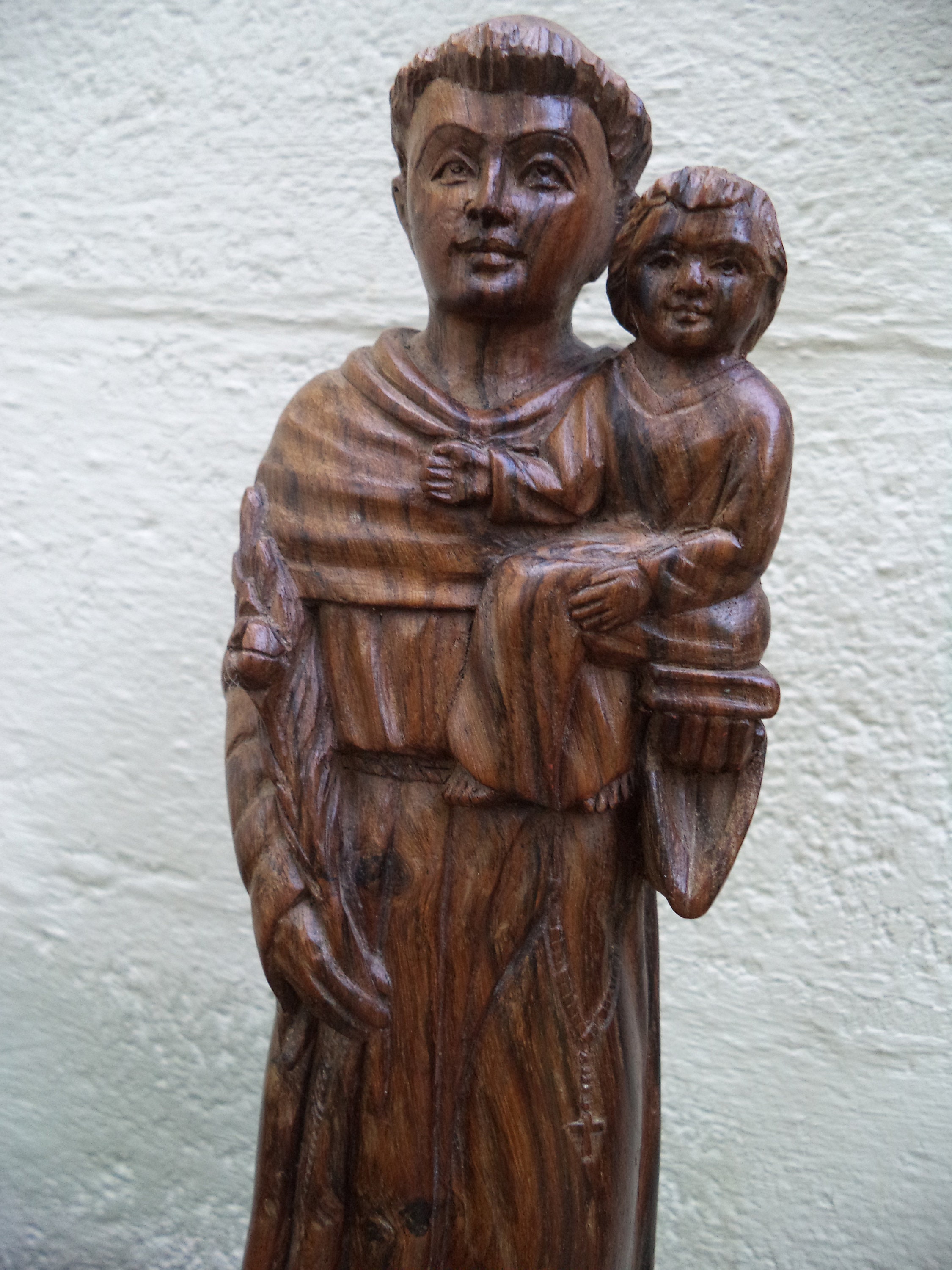 Pauda St Anthony of Pauda Carved Wood Statue Chemmannur Beauty Land Trichur ...