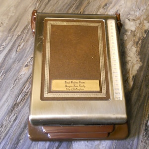 Vintage Bates Address Alphabet File Finder