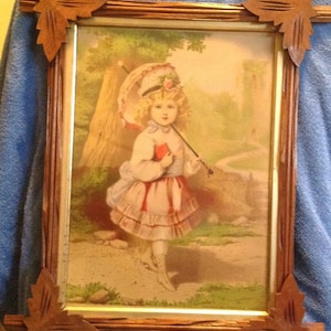 Antique Lithograph and Frame Geo Stinson & Co. 1878
