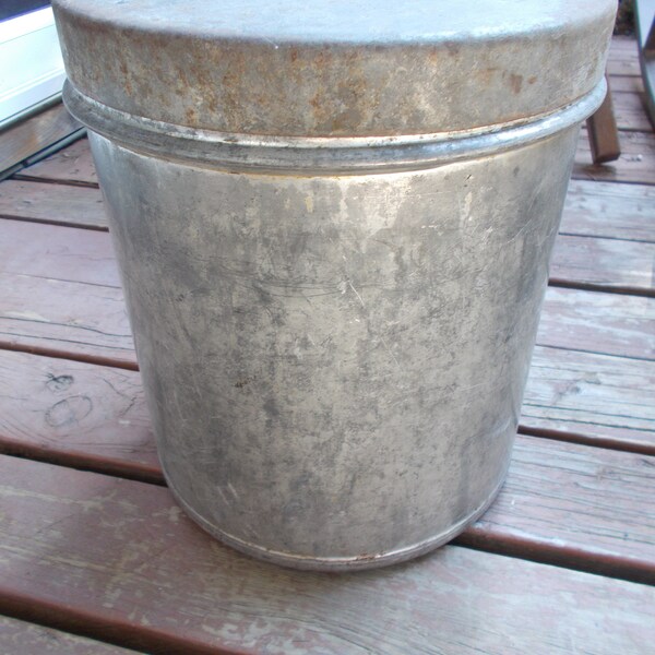 Antique Metal Ice Cream Container Etsy