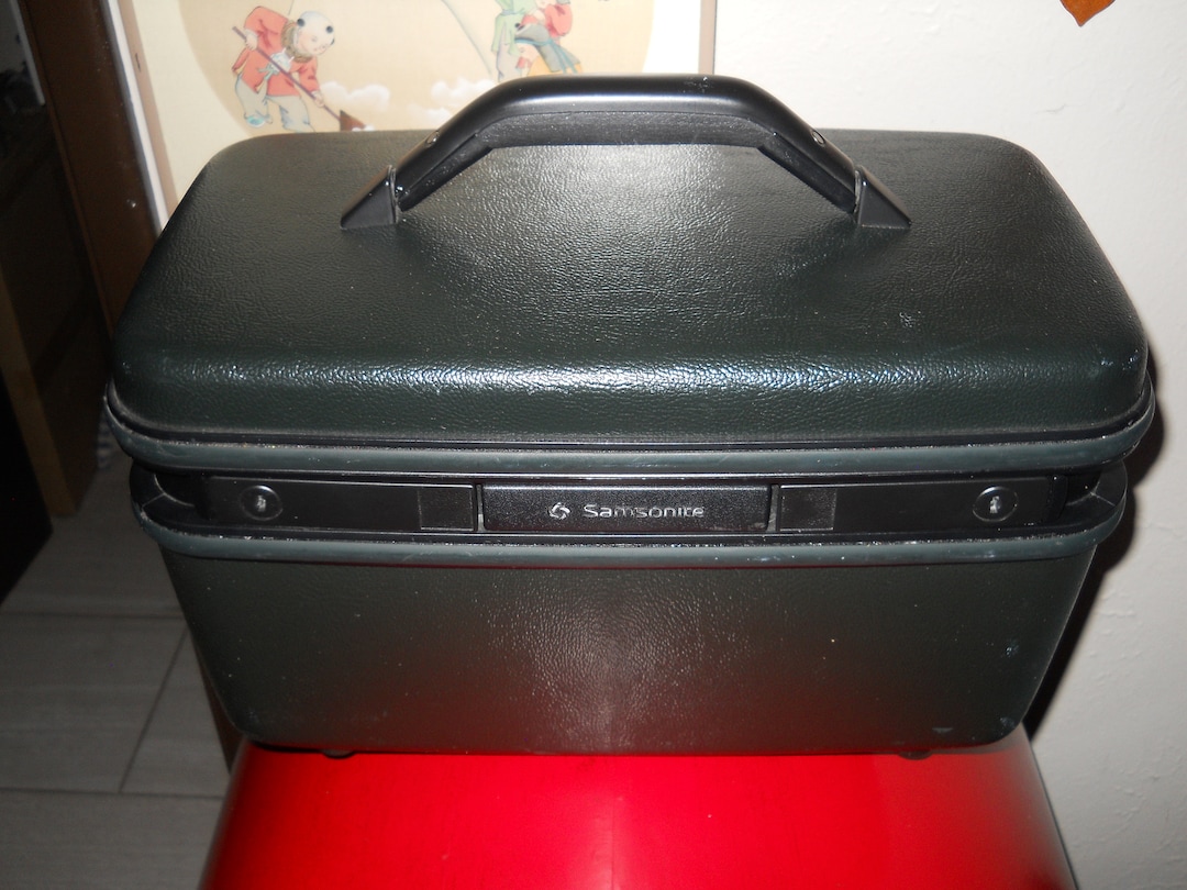 Vintage Samsonite Acclaim Black Train Case Circa 90's No Key - Etsy