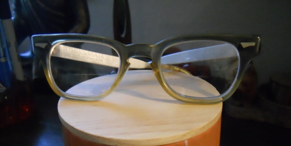 Vintage Art Craft Fade Eye Glasses Rhodium Plated… - image 3