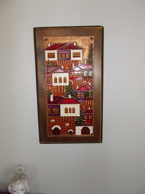 Aethra Enamel on Copper Hand Made in Greece Charming Coastal