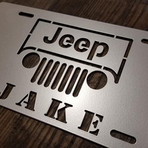 Laser Cut Metal Cutout Car Tag/ License Plate - Etsy