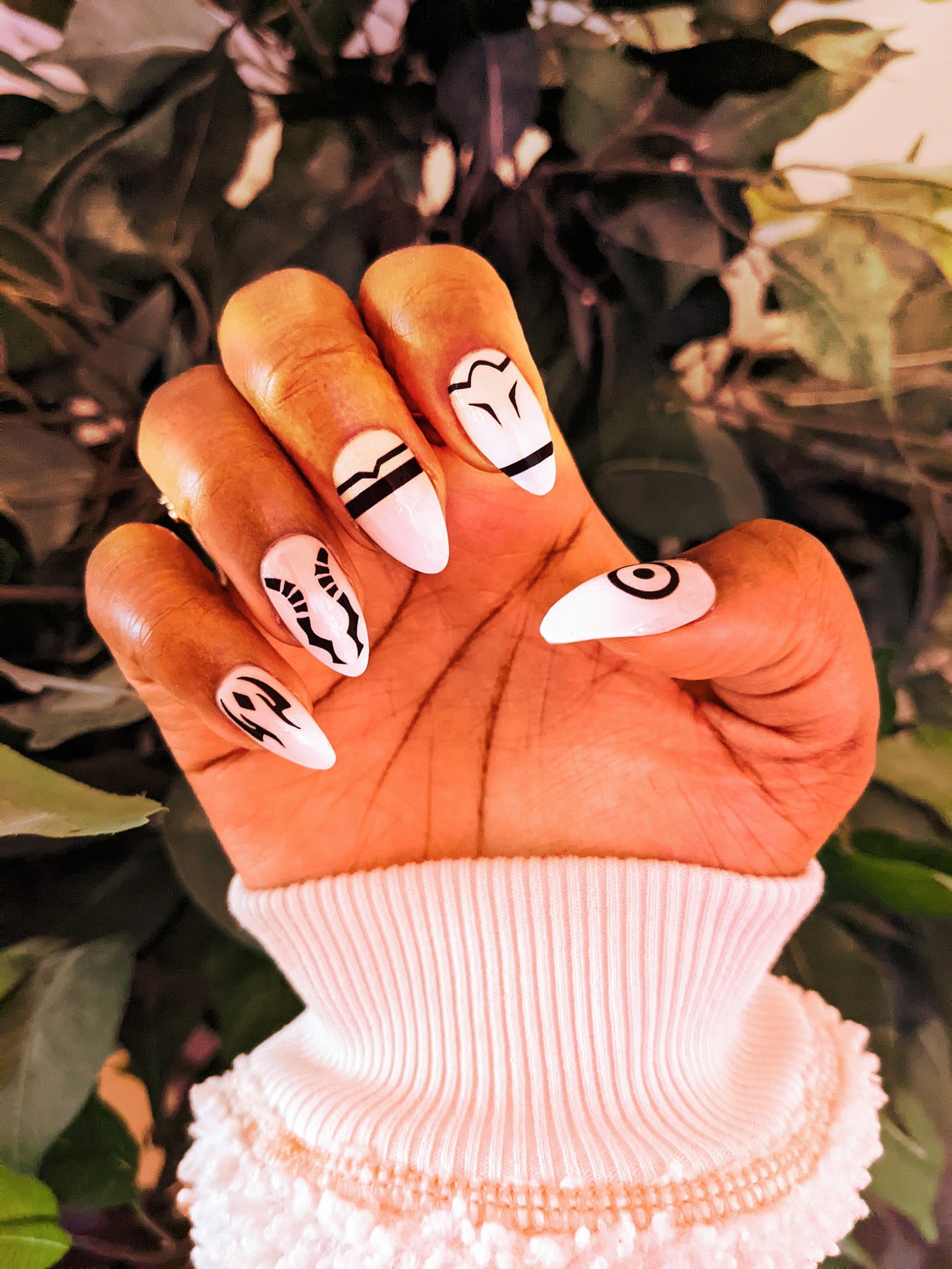 Inuyasha Anime Decals Stickers Nail Art Nail Design Nail Etsy