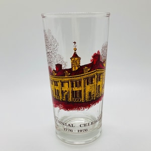 Bicentennial Celebration Collectible Glass 1776-1976