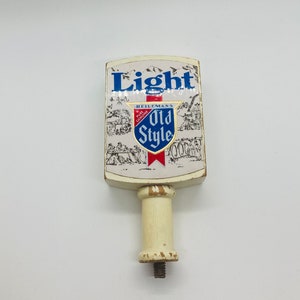 Vintage Old Style Light Beer Tap Handle