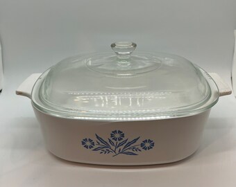 1960’s Corning Ware Blue Cornflower Casserole Dish