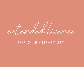 Extended Licence - For One Clipart Set