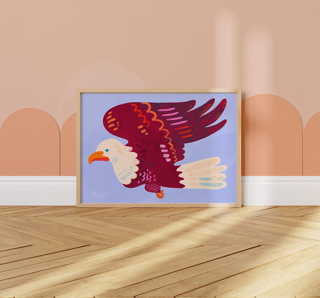 Bald Eagle Print: American Eagle Wall Art (digital Download) - Etsy