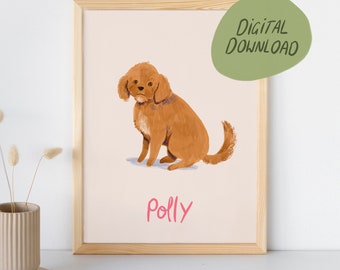 Custom Pet Portrait - Digital Download