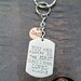 You Will Always Be the First Man I Ever Loved Hand Stamped Dad Keychain ...