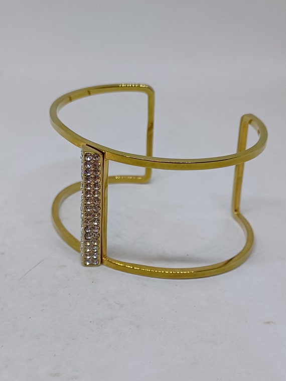 Henri Bendel cz bangle golden bracelet