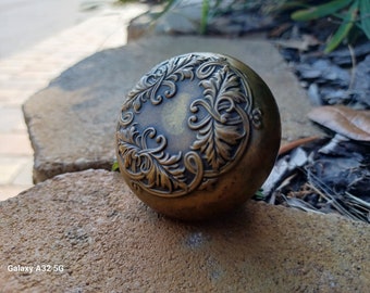 Victorian Vintage brass late 1800s door knob