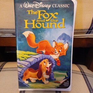 Vintage fox and the hound black diamond vhs
