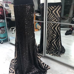 L and long tribal fusion mermaid skirt