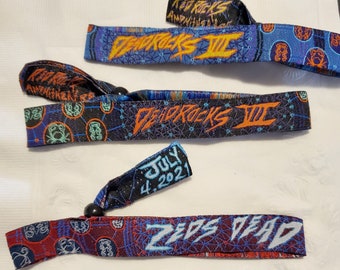 Zeds Dead DeadRocks VII Wristbands