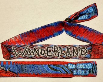 Alison Wonderland Red Rocks 2021 Wristbands
