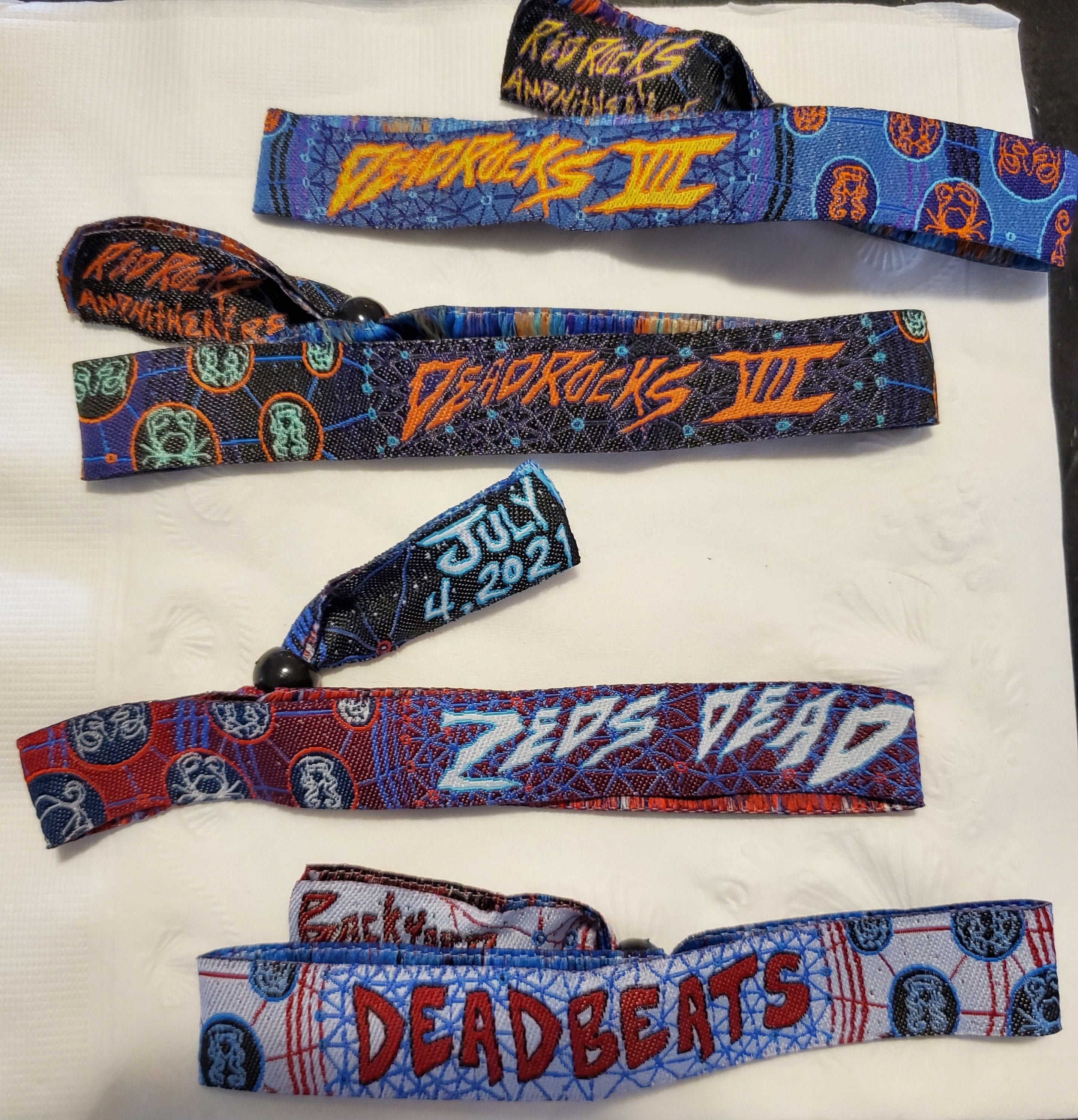 Zeds Dead DeadRocks VII Wristbands