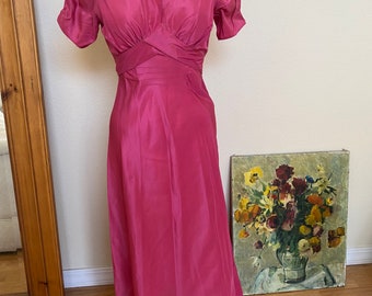 retro evening gown