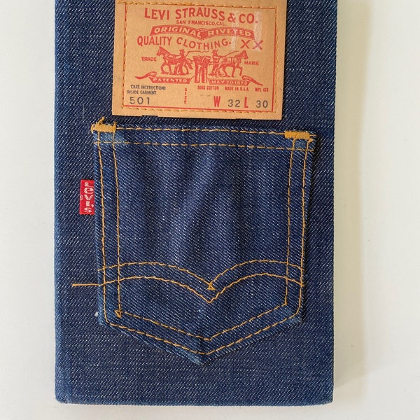 Vintage Levi Strauss Collectible Address Book Mead Paper Products 1980s