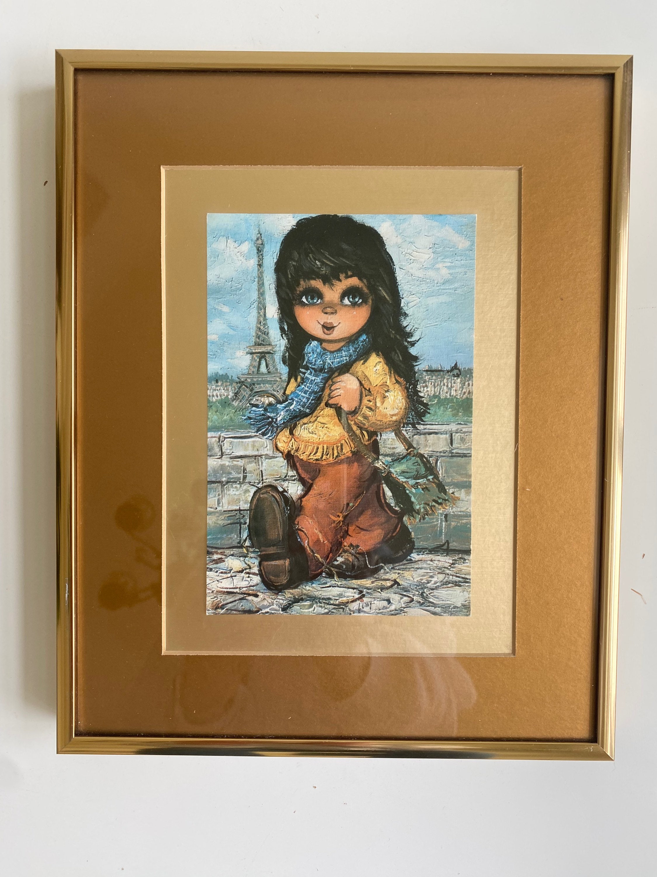 1960s Big Eyed Art - Etsy