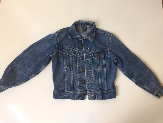 Vintage Lee Denim Jacket 1970s Womens Medium