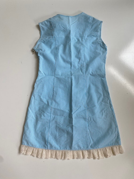 Vintage 1970s Tennis Dress Micro Mini Side Zip - Gem