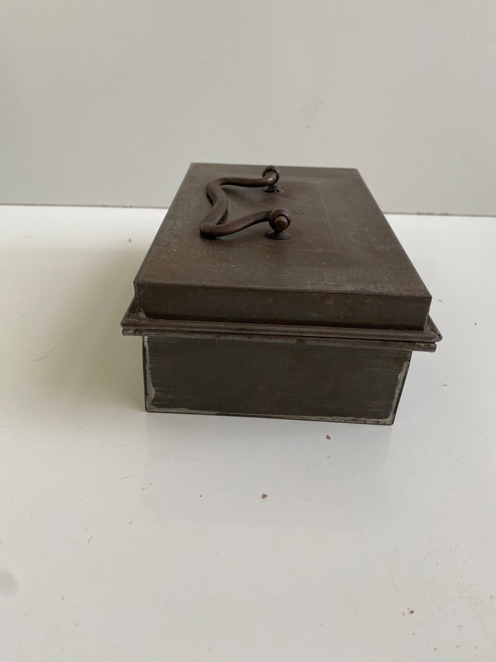 Vintage Metal Cash Box With Tray and Key Early 20th Century - Etsy