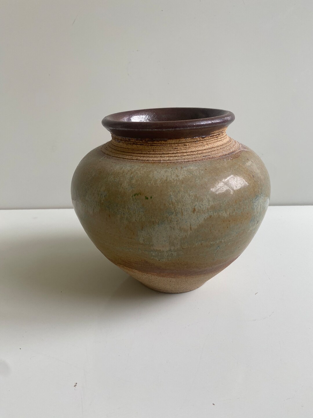 Vintage Studio Pottery Vase Pot Large Signed by Artist - Etsy
