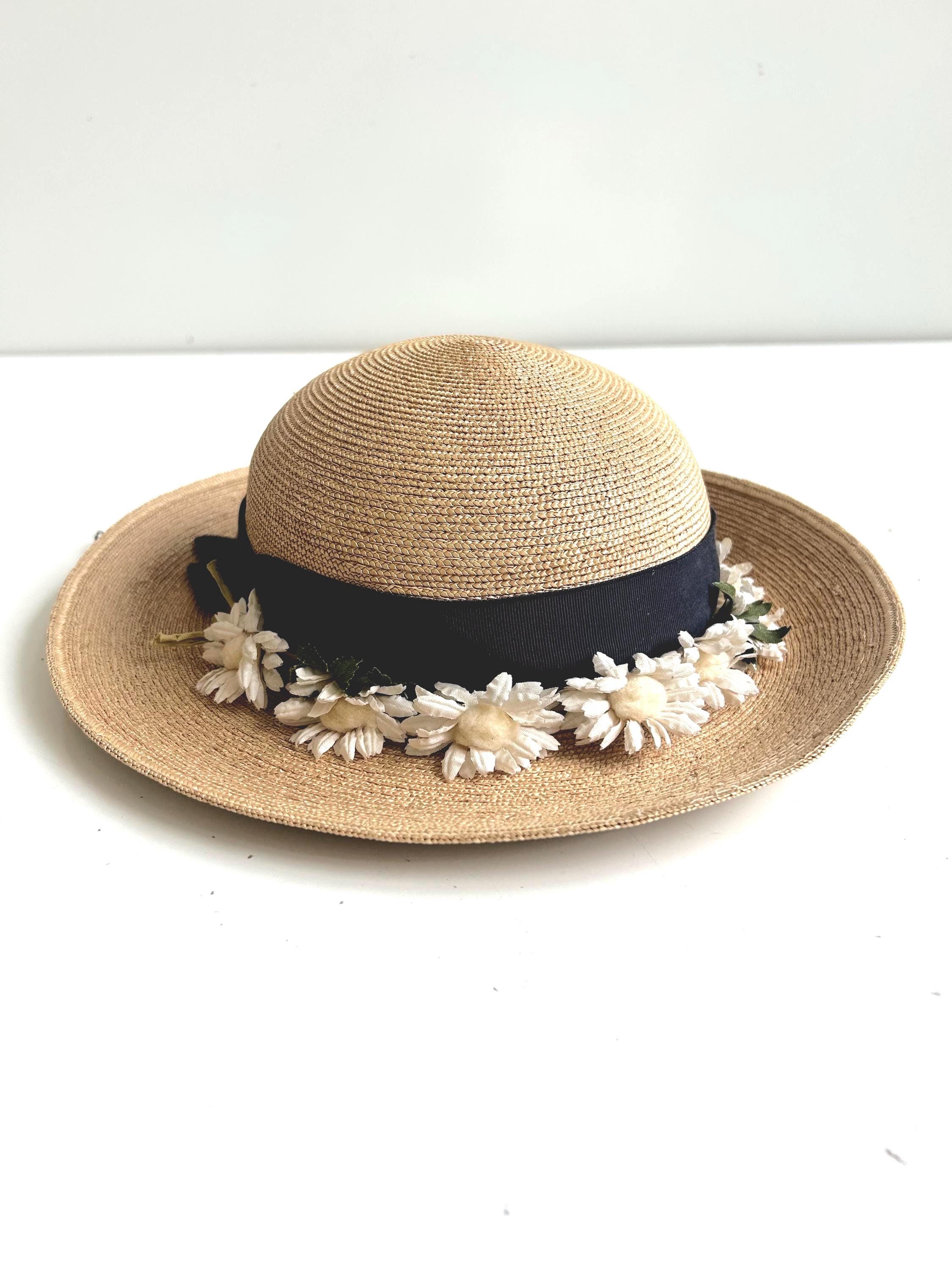 Vintage 3D 1950s Daisy Bucket Cloche Hat Large Daisies Daisy Cloche Hat - Etsy main image 4