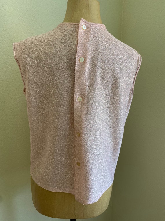 Vintage Satin Brocade Asian Suit Skirt, Jacket an… - image 6