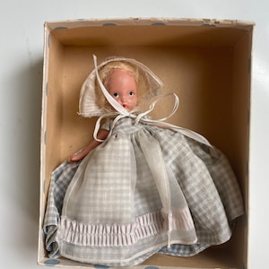Vintage Nancy Ann Storybook Doll 185 Saturday’s Child Must Work for a Living