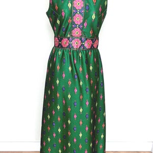 green emerald velvet dress Emilio Pucci Printed Mock Neck Day Dress