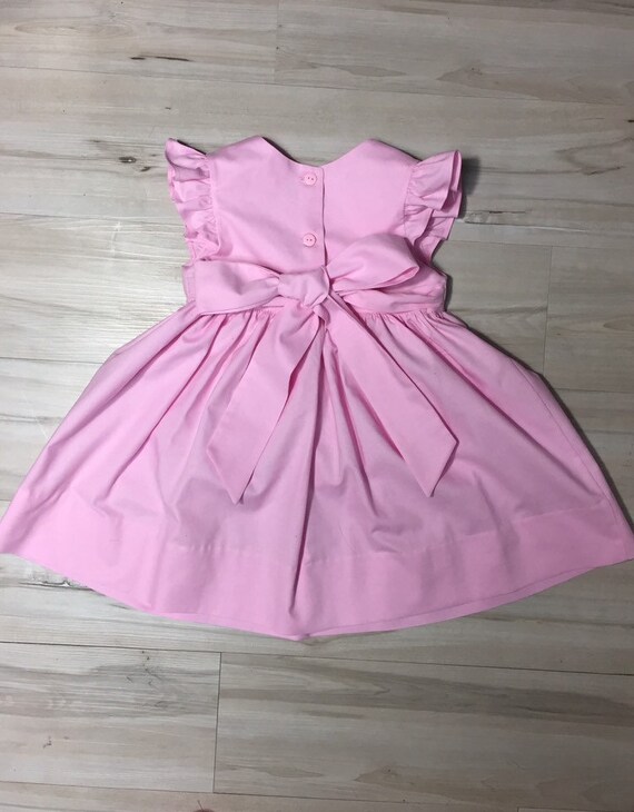 Pink Flutter Sleeve Girl Dress, Toddler Flutter Sleeves Dress, Baby Girl Flutter Sleeve Dress, Girls Little Dress, Kona Petal Pink.,