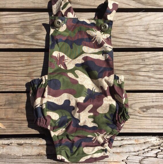 camo romper baby