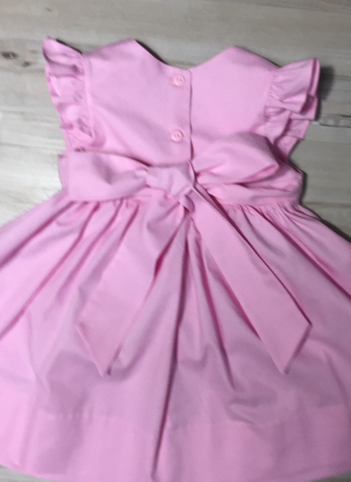 Baby Pink Flutter Sleeve Dress main image 1
