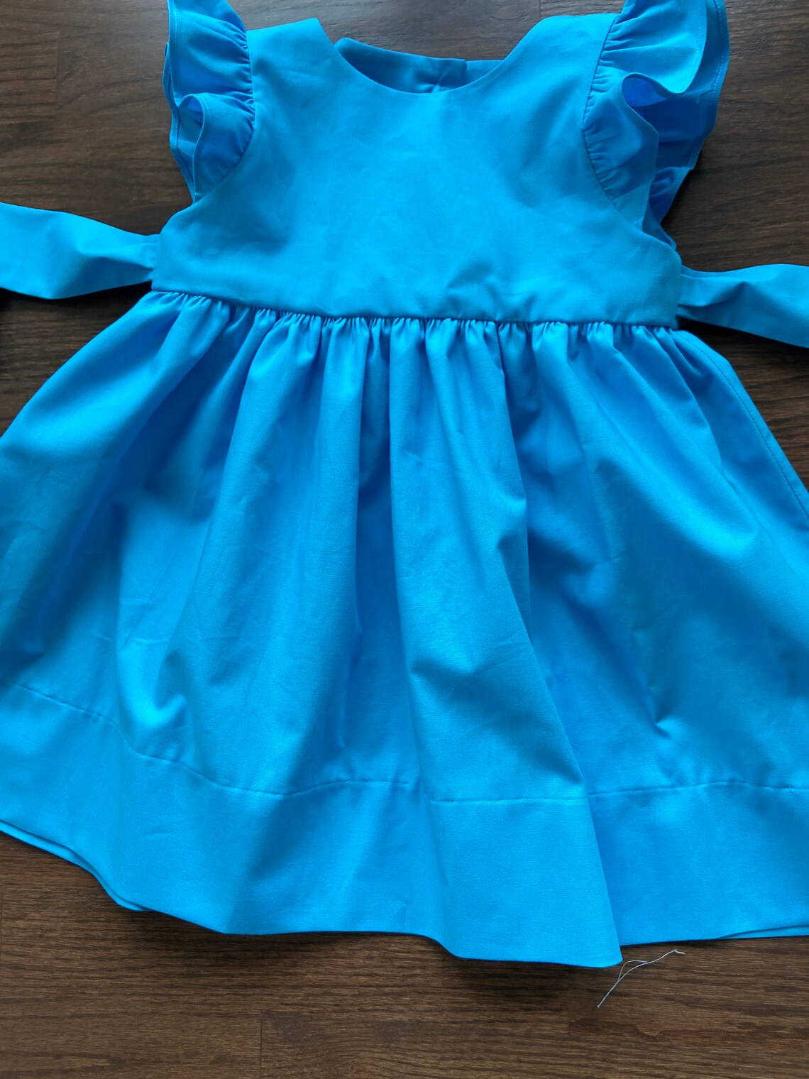 Blue Dress Flutter Sleeves 2021 Color of the Year Toddler | Etsy