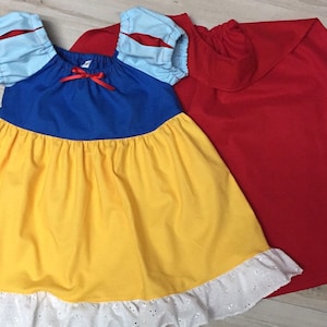 Snow White Dress- Snow White and the Seven Dwarfs, Costume, Princess Dress, Snow White Costume, Birthday Dress